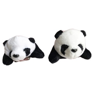 INS卡通趴在你身上的可爱日系熊猫胸针别针女孩胸针防走光包挂件