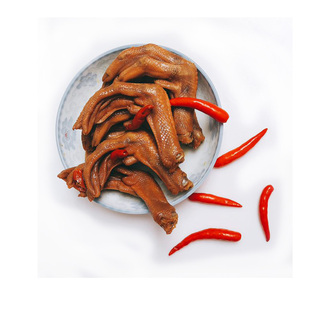 赛金连泡鸭爪福建龙岩永定下洋赛金莲鸭掌土楼客家特产鸭脚牛牛潘