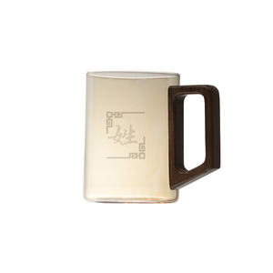 百家姓刻字玻璃杯棋牌室泡茶杯