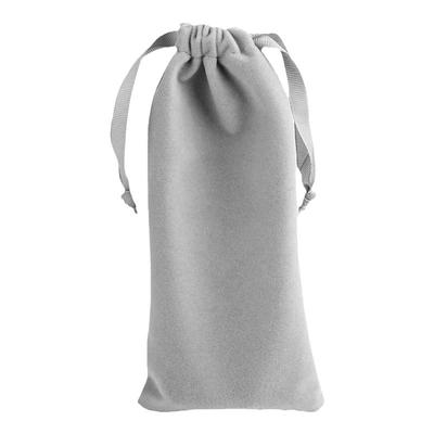 绒布手机袋防尘布袋充电宝收纳袋电源保护袋抽绳束口袋小布袋袋子