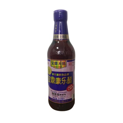 上海上海宝鼎天鱼康乐醋500ml2瓶家用虾蟹醋饺子蘸料凉拌醋调味料
