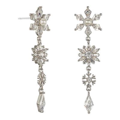 Riotlily/艾特里里冰雪幻境系列耳环经典女款礼物雪花高级感