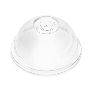 90口径半圆盖注塑半球盖熊猫盖一次性奶茶杯盖奶昔雪糕盖拱盖防漏