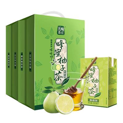 天喔蜂蜜柚子茶250ml*32盒饮品