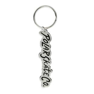 POLAR 25SS 瑞典滑板 经典全名字体LOGO小众设计金属钥匙扣