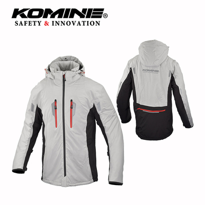KOMINE秋冬摩托车防风保暖外罩衣