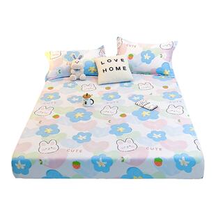 纯棉床笠单件全棉席梦思床垫防尘罩床套罩全包防滑款床单2026新款