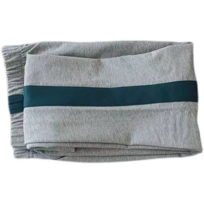 校服墨绿色宽条纹纯棉儿童