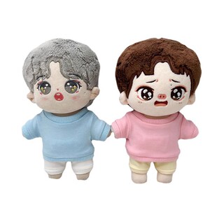 拉布布衣服labubu挂件现货10cm20cm娃衣卫衣纯色公仔棉花娃娃衣服