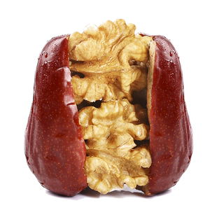 大红枣夹核桃仁加葡萄干小包装孕妇零食夹心新疆特产大枣干果年货