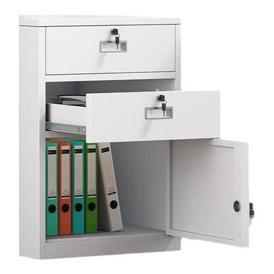 中伟文件柜矮柜带锁资料柜