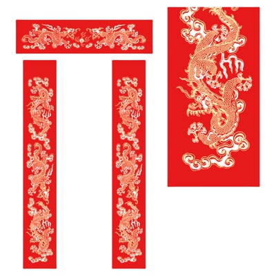 高档蜡染对联纸空白手写春联纸