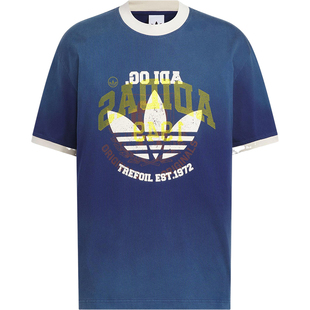 Adidas/阿迪达斯正品三叶草男女运动日常经典透气户外短袖KC0289