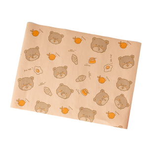 三明治包装纸的专用食品级汉堡防油纸袋自封可微波饭团手抓饼文盒