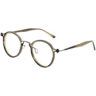 扫黑风暴李成阳孙红雷同款眼镜复古手工板材超轻纯钛眼镜框近视潮