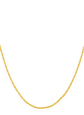 沙金素链男女流行复古搭配万能链