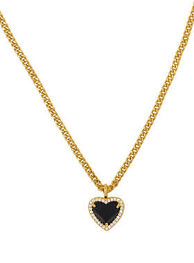 NININA小众设计感轻奢桃心锁骨链