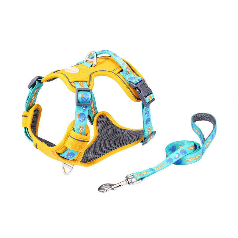 Touchdog它它狗狗胸背衣工字型牵引绳小中大型犬背心式背带外出