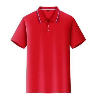 翻领纯棉广告衫定制印LOGO企业文化衫工作服POLOT恤衫团体服定做