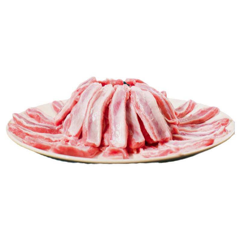 内蒙新鲜羊肋间肉烧烤食材