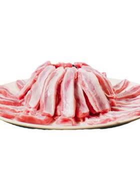 内蒙新鲜羊肋间肉烧烤食材