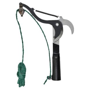 伸缩高枝剪带绳子摘果器高空剪刀头树枝剪刀高空修剪树枝园林工具