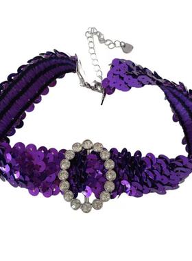 亮片项圈小众气质项链颈链choker