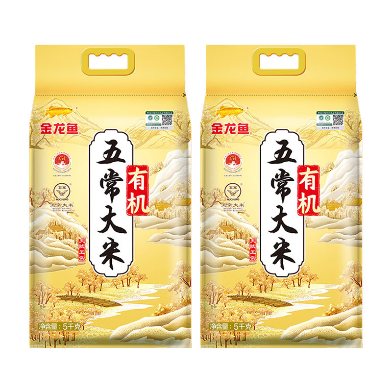 金龙鱼天赋五常有机五常大米5kg