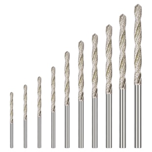 玉石打孔专用钻头金刚砂石头开孔扩孔磨针麻花金刚石电钻瓷钻空鼓