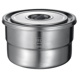 304不锈钢五谷杂粮收纳盒储物罐食品级咖啡粉罐子茶叶罐密封罐