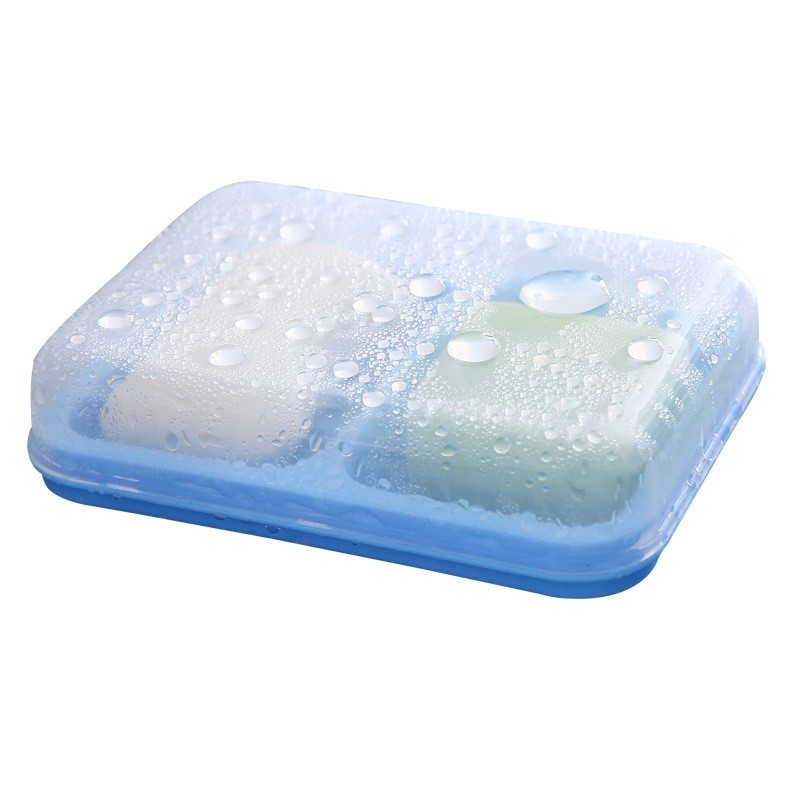 【双格肥皂盒】沥水防侵泡