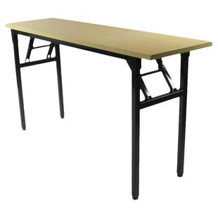 培训办公会议桌折叠长条快餐桌电脑条形学习靠墙书桌简易摆摊桌子