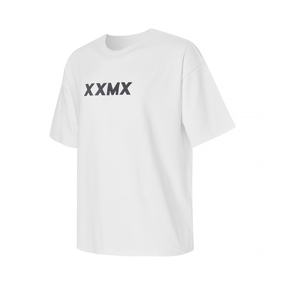 xexymix杰克茜男印花宽松短袖T恤透气排汗棉跑步健身XMMST02H2