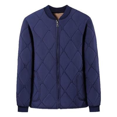 中老年人男装棉衣加绒加厚外套爸爸装秋冬小袄爷爷棉服保暖上衣服