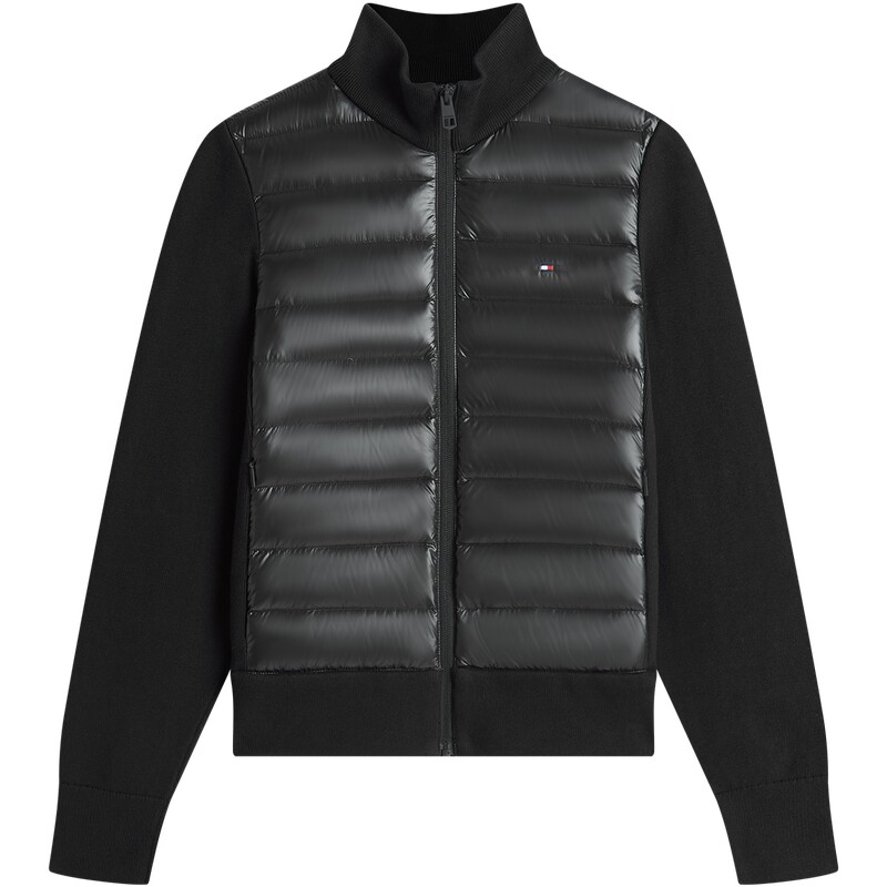 Tommy女装针织拼接90绒羽绒外套
