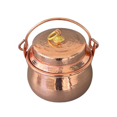 纯手工铜锅紫铜砂锅煮鱼锅