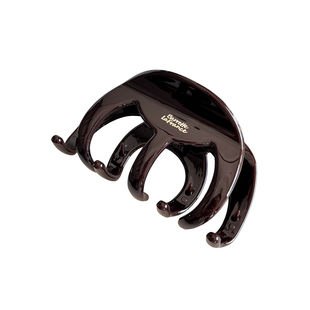 高级感简约咖色南瓜抓夹女后脑勺盘发鲨鱼夹发卡气质绝美头饰秋冬