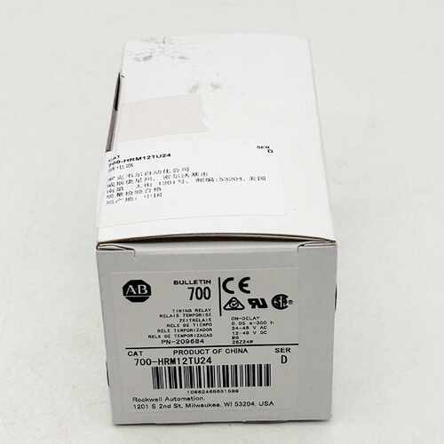议价700-HRM12TU24定时继电器罗克韦尔Allen-Bradley全新700HRM12