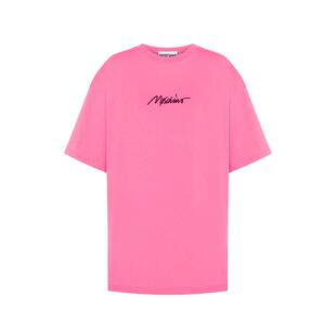 【惊喜特惠】Moschino/莫斯奇诺 女士Logo Embroidery平纹针织T恤