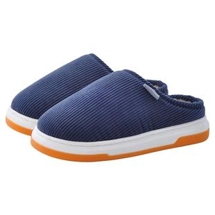 老人棉拖鞋男式秋冬季防滑牛筋底家居老头防摔保暖手工慈溪棉拖女