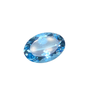 天然圣马利亚海蓝宝裸石 戒面刻面 全净体椭圆水滴长方形定制