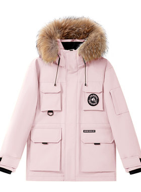 雪中飞派克羽绒服女冬季