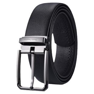 暇步士男士皮带2025新款真皮针扣商务休闲腰带牛皮正品男款裤腰带