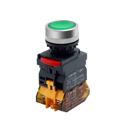 三利电气启动停止自复位按钮开关