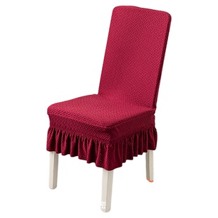 2025新款海绵垫椅套四季通用加厚弹力凳子套靠背一体式餐桌椅子套