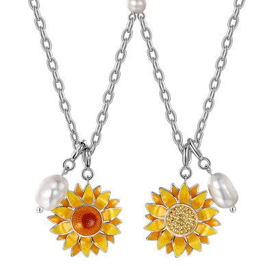 MGS/曼古银梵高向日葵女珍珠项链
