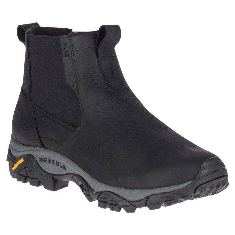 Merrell/迈乐男切尔西靴子一脚蹬春秋防水皮革户外运动美版J61847