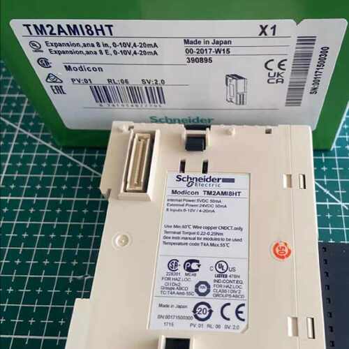 议价TM2AMI8HT施耐德TM2系列PLC扩展模块8路模拟量4-20mA/0-10V模