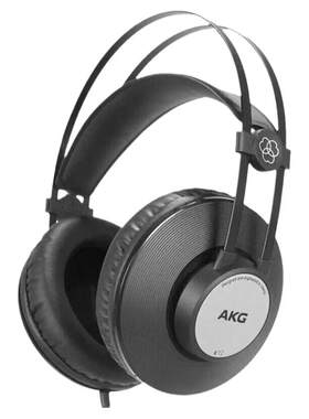 【日本直邮】AKG 耳机 K72 黑色 白色 头戴式 录音棚录音 音乐制