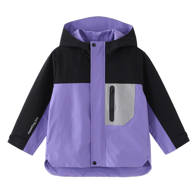 meetingjoy男女童春款冲锋外套